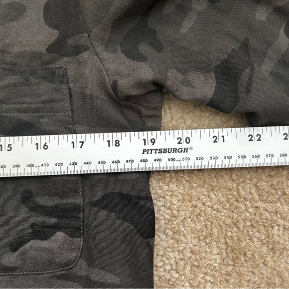 Sanctuary Long Sleeve Camouflage Button-Down Boyfriend Shirt - Picture 7 of 9